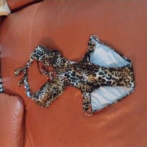Cute leopard monokini